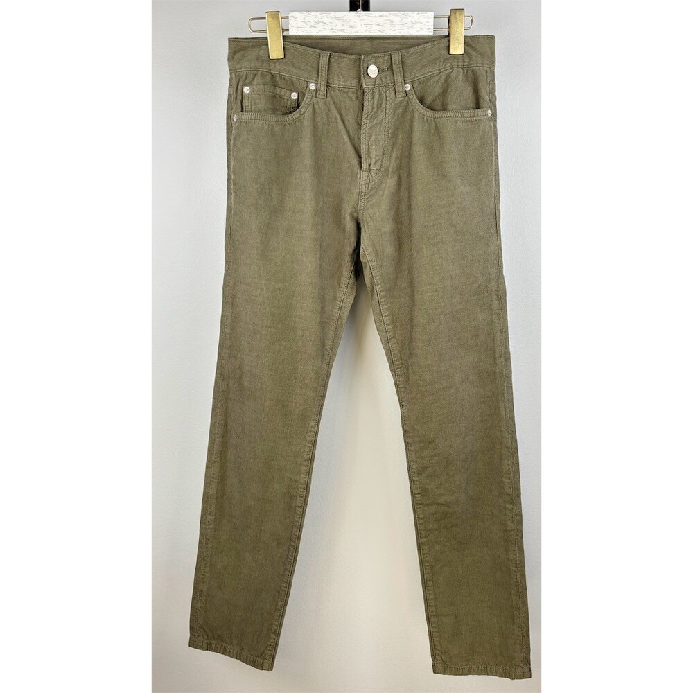 Outerknown Women’s Corduroy Pants Sage Green Straight Leg 5-Pocket Chino